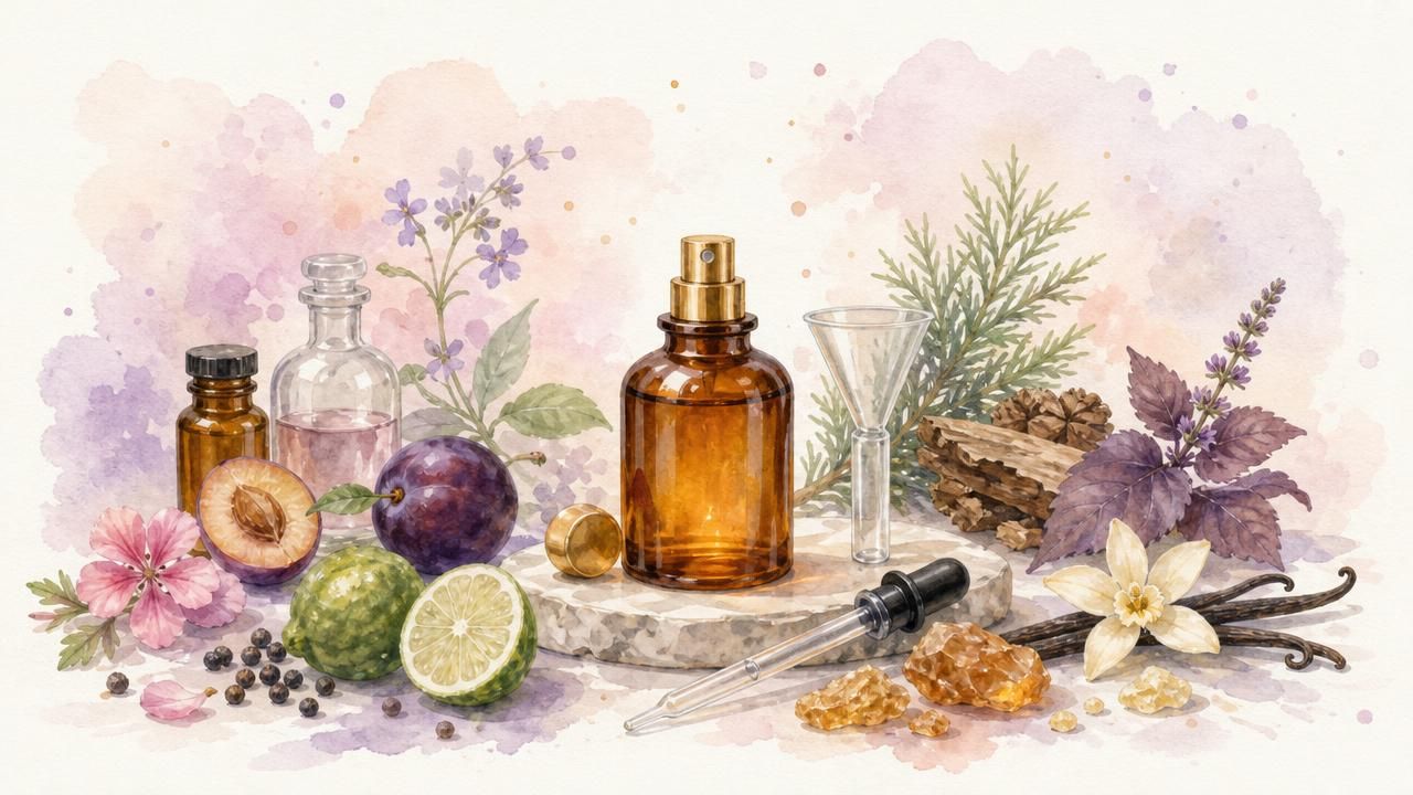 Image recette Météore de Prune : Parfum DIY Chypré, Fruité et Boisé