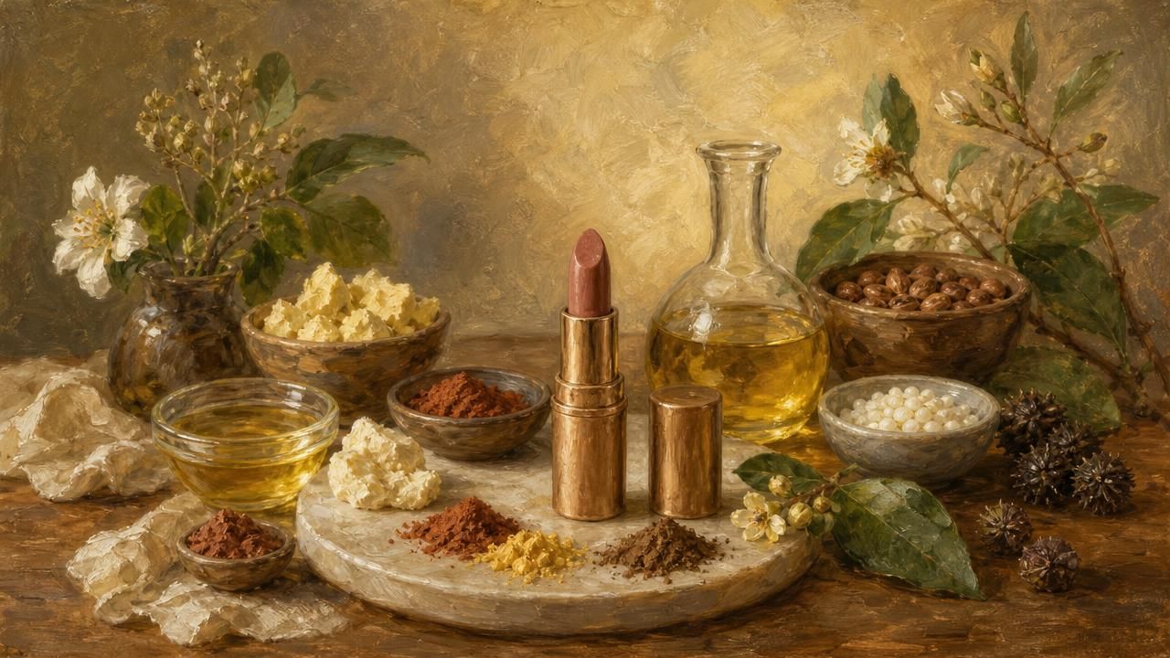 Rouge à lèvres DIY « Nude Sienne Velours » au Beurre de Shorea et Huile de Meadowfoam, photo 1