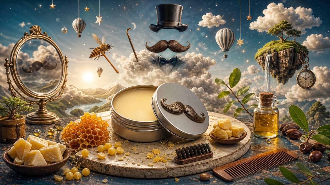 Cire à Moustache DIY « Ligne de Gentleman » : tenue naturelle et contours impeccables, photo 1