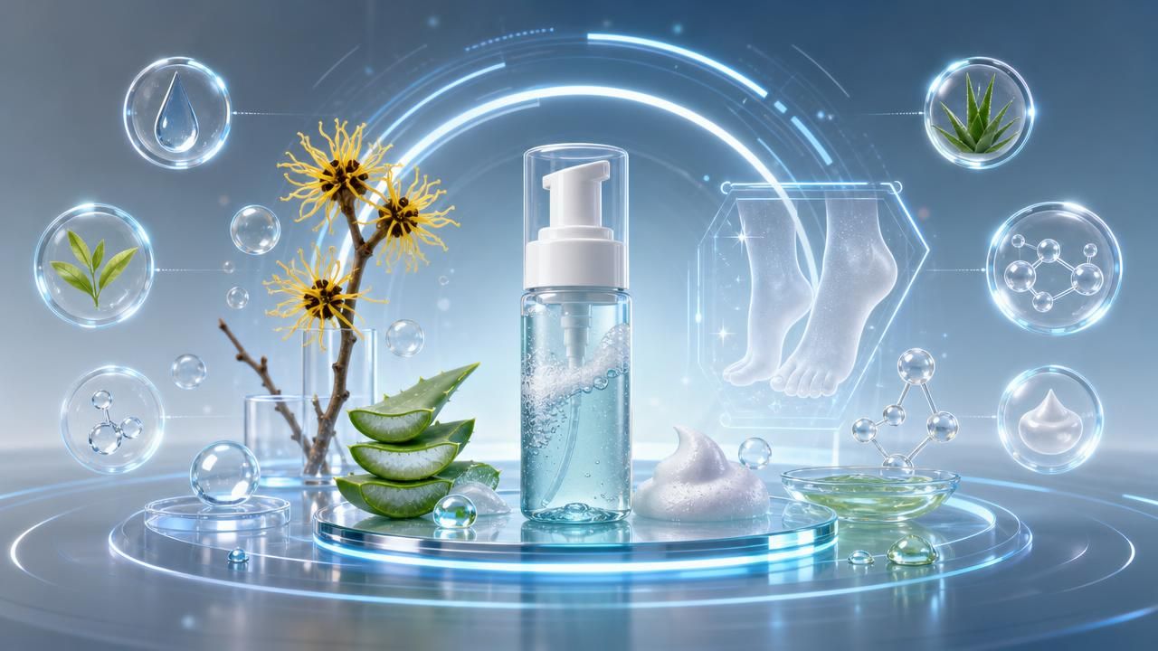 Nettoyant Mousseux Purifiant pour Pieds : la Recette DIY Douce et Fraîche, photo 1