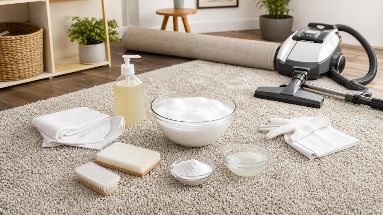 Mousse Sèche Maison pour Moquette et Tapis Synthétiques : le Nettoyage Doux Anti-Traces, photo 1