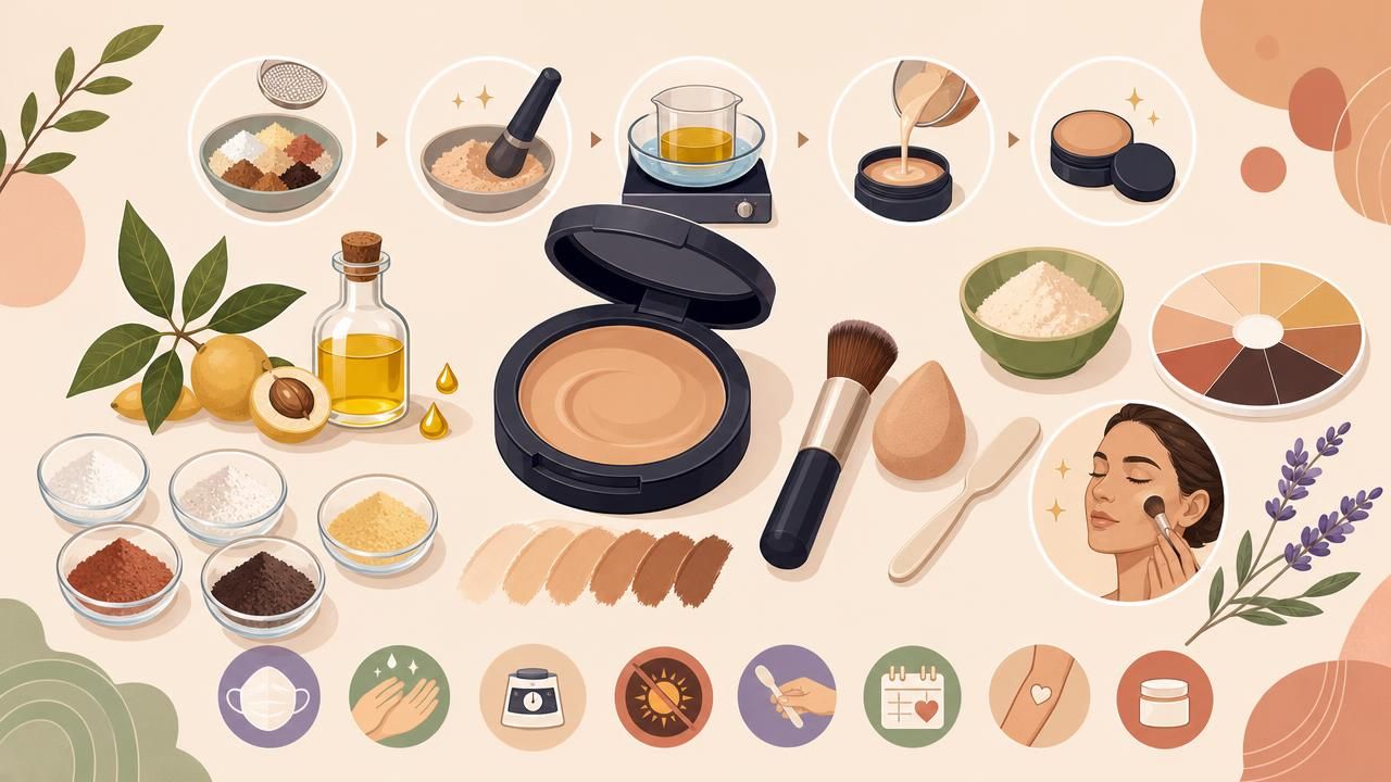 Fond de Teint Crème-Poudre Modulable à l’Huile de Marula et Pigments Minéraux, photo 1