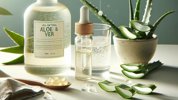 Image recette Gel Apaisant Anti-Boutons a l'Aloe Vera et a l'Arbre a The