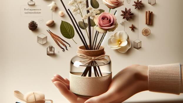 Image recette Diffuseur de Parfum Naturel Fait Maison a la Rose et Vanille