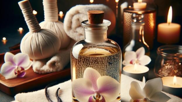 Image recette Huile de Bain Enchanteuse a l'Orchidee et Vanille Bourbon