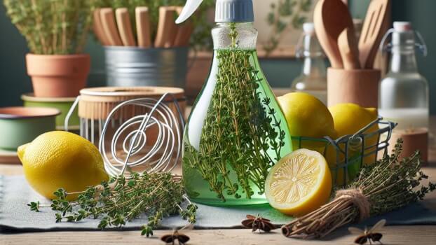 Image recette Insecticide Naturel au Thym et Citron: Efficacité et Fraîcheur