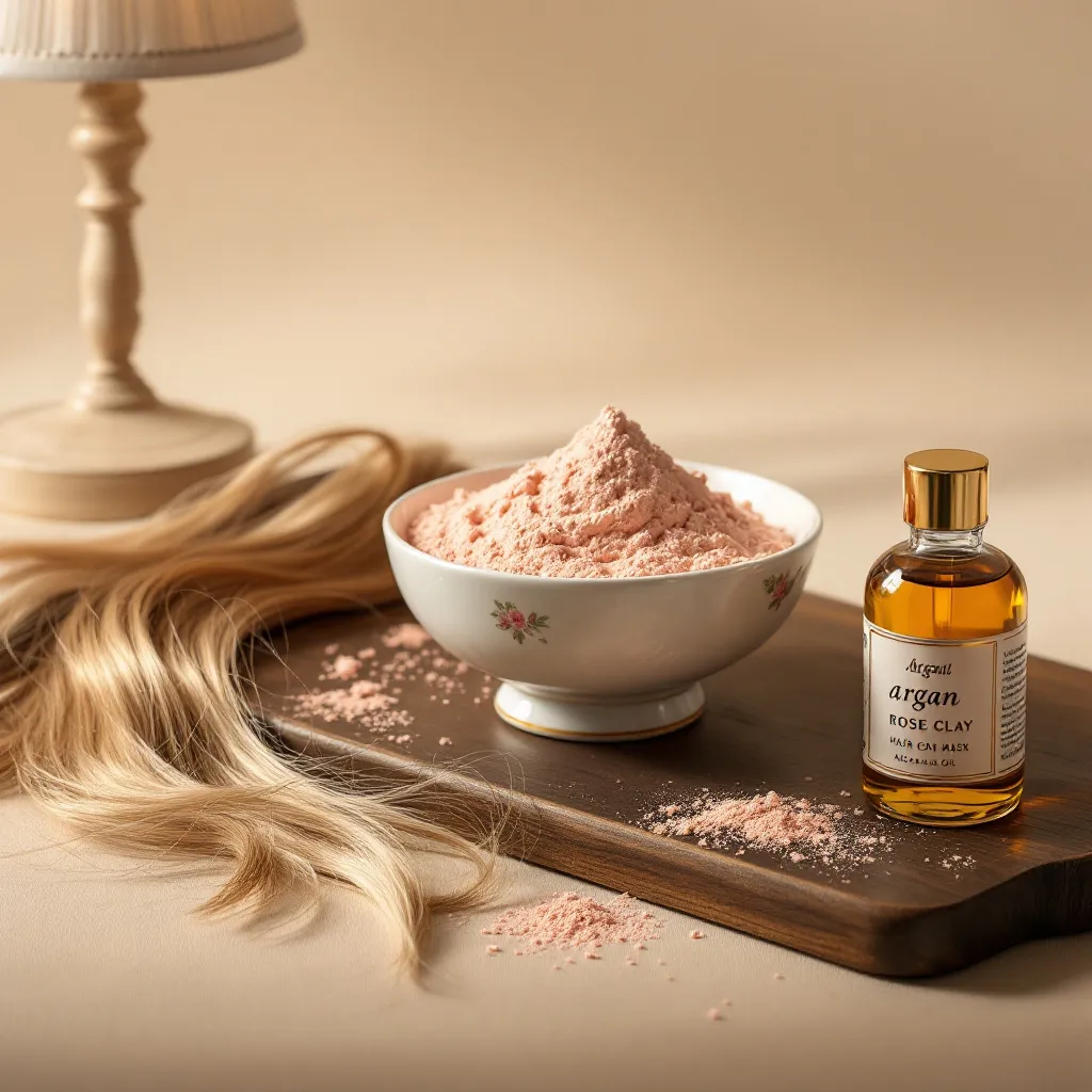 Image recette Masque Capillaire Revigorant a l'Argile Rose et Huile d'Argan ...