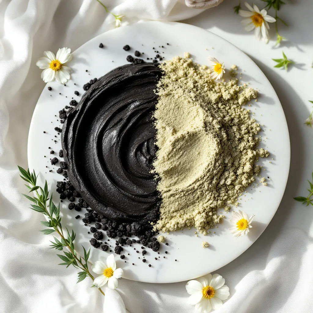 Image recette Masque-Peeling Anti-Boutons au Charbon Actif et Spiruline