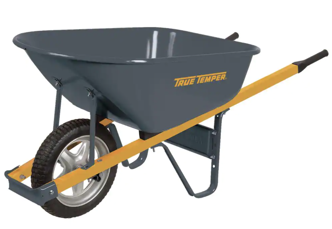 Steel Wheelbarrow 6 cu. ft