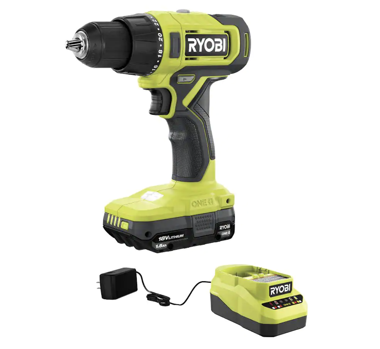 18V ONE+ Cordless 1/2 in. Drill/Driver Kit