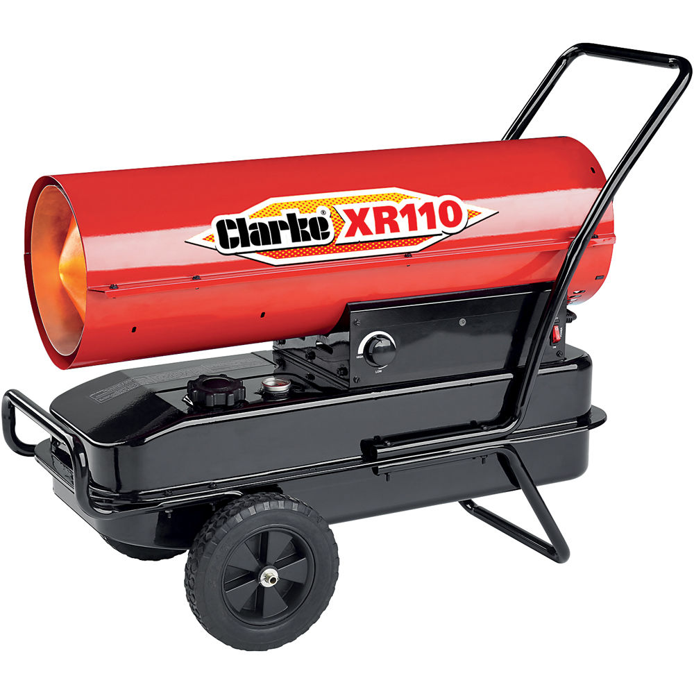 Дизелов калорифер 29 kW Clarke XR110 под наем – Варна