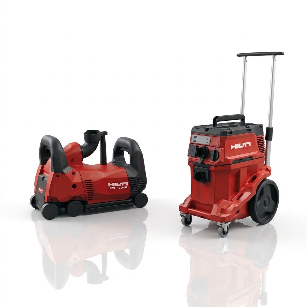 Комплект уред за канали Hilti DCH 150-SL + прахосмукачка Hilti VC 40M-X под наем – Варна