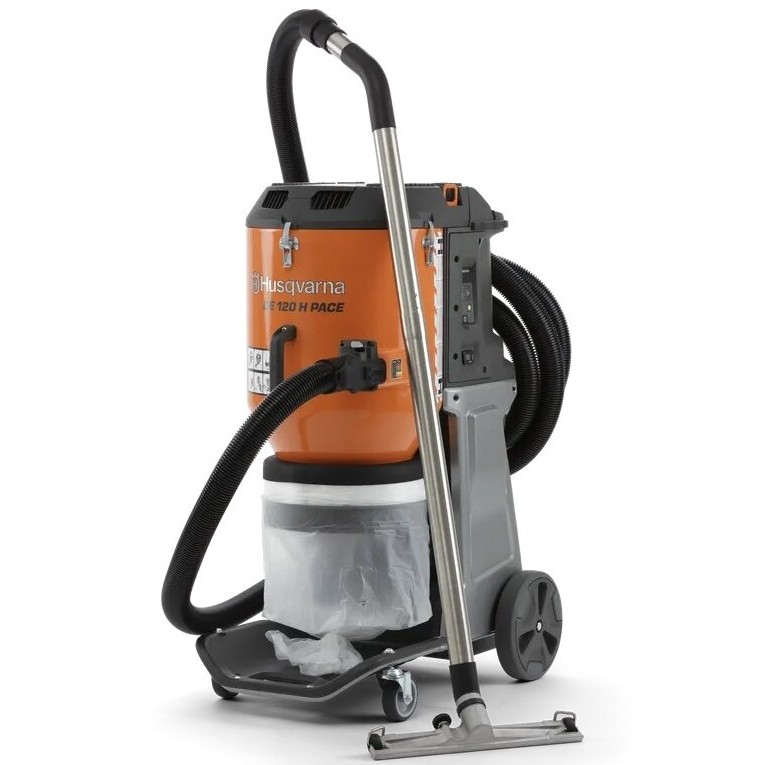 Индустриална прахосмукачка H клас Husqvarna DE 120 под наем – Варна