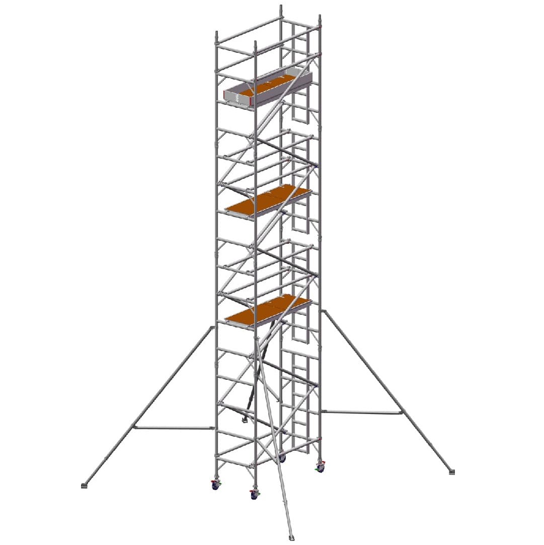 Алуминиево скеле 12,2 м BoSS Ladderspan под наем – Варна