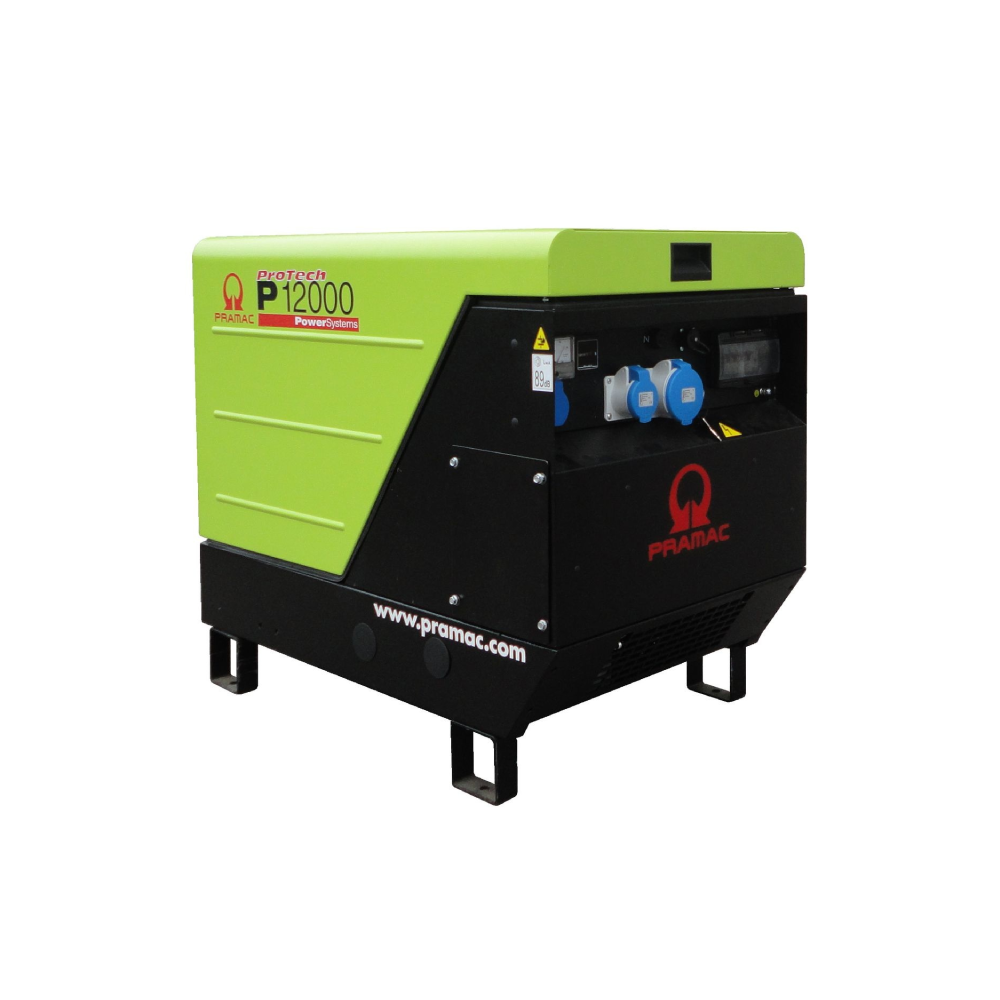 Бензинов монофазен генератор 12 kVA Pramac P12000 под наем – Варна