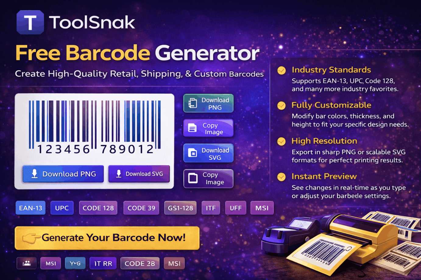 So nutzen Sie den kostenlosen Barcode-Generator 2026