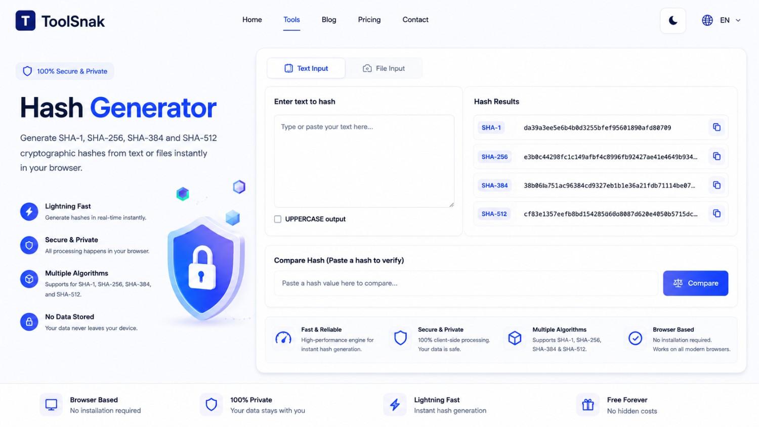 Hash Generator