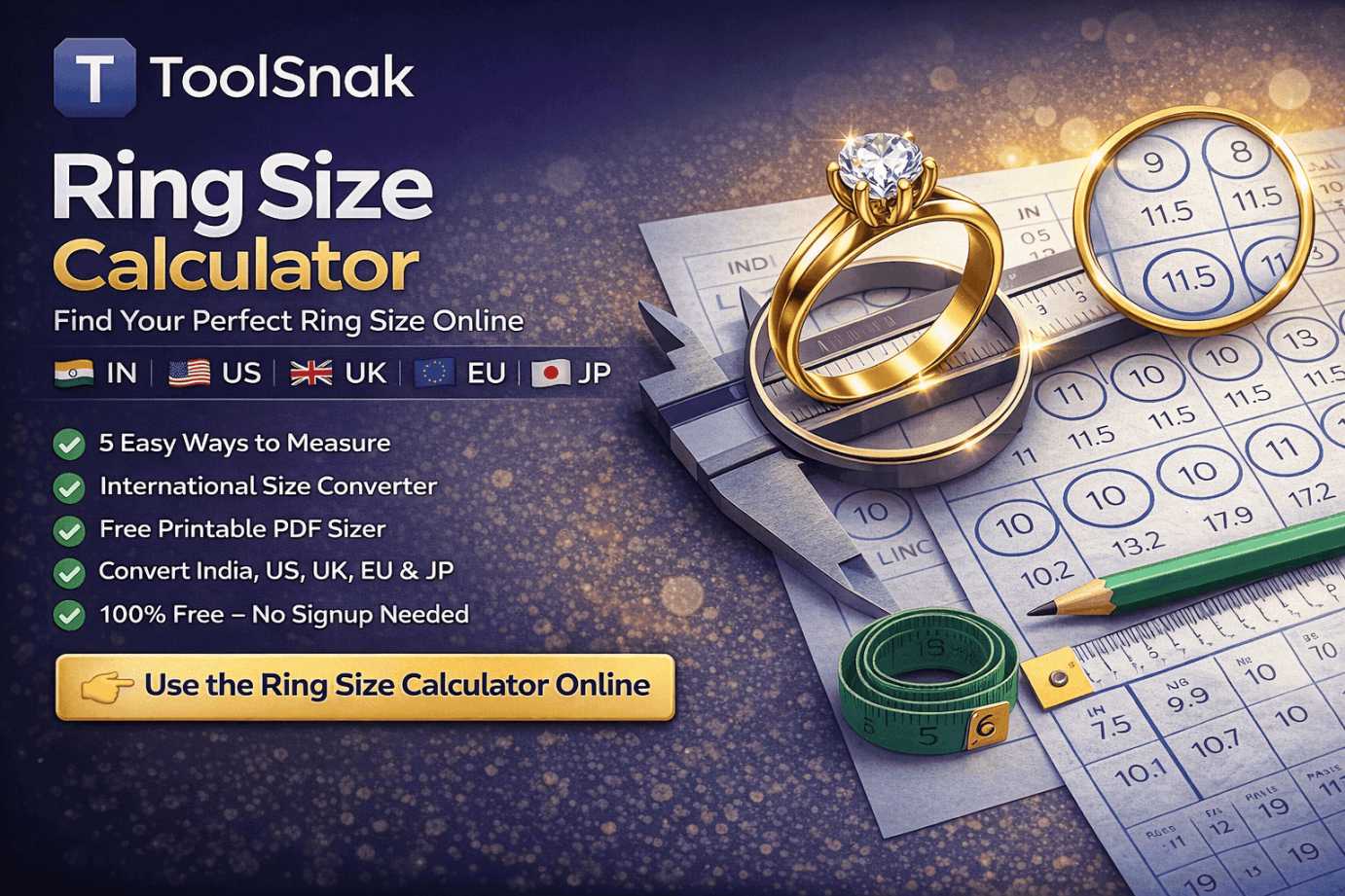 How to Use the Free Online Ring Size Calculator