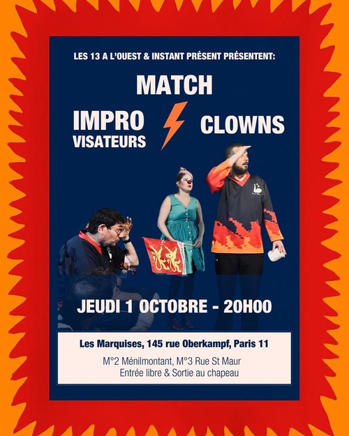 🎭 Match d’Impro : Improvisateurs vs Clowns #4 🤡