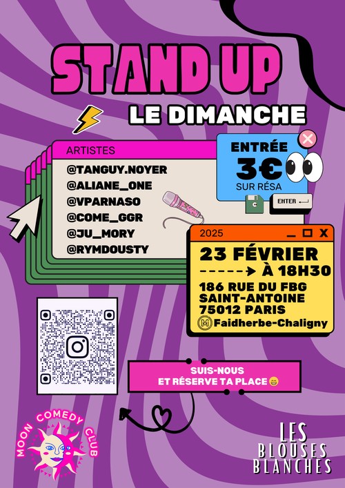 STAND UP DIMANCHE 23/02 18H30