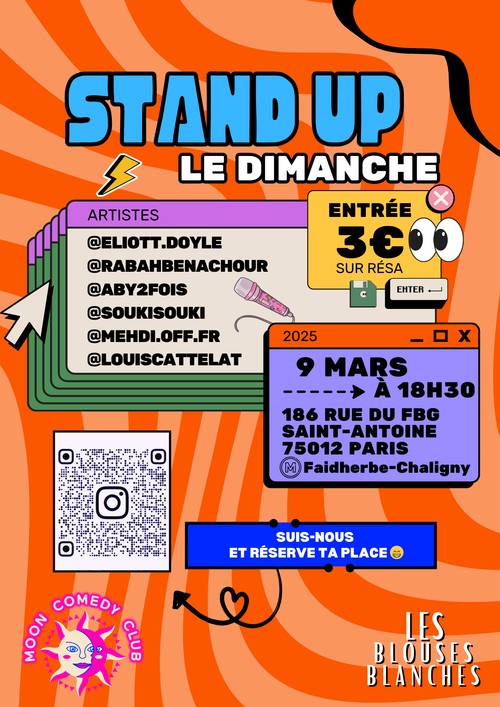 STAND UP DIMANCHE 09/03 18H30