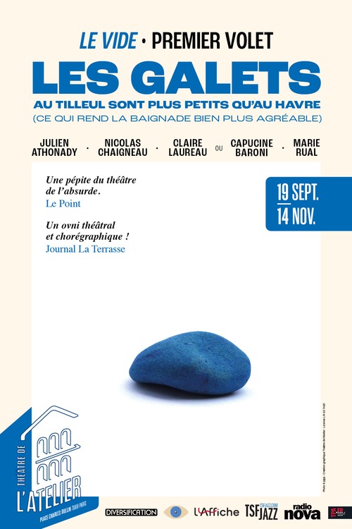 Les galets au Tilleul sont plus petits qu'au Havre