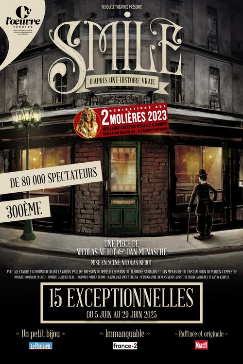 SMILE,  la première pièce de théâtre en noir et blanc !