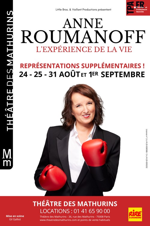 ANNE ROUMANOFF - L'expérience de la vie