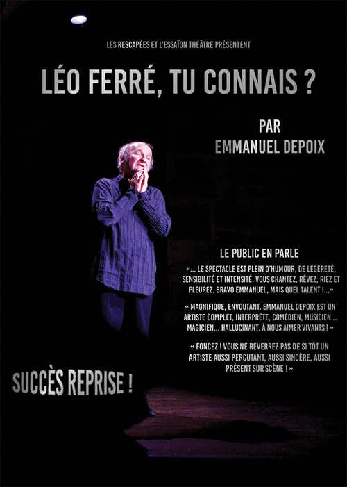 Léo Ferré, tu connais ? Par Emmanuel Depoix 