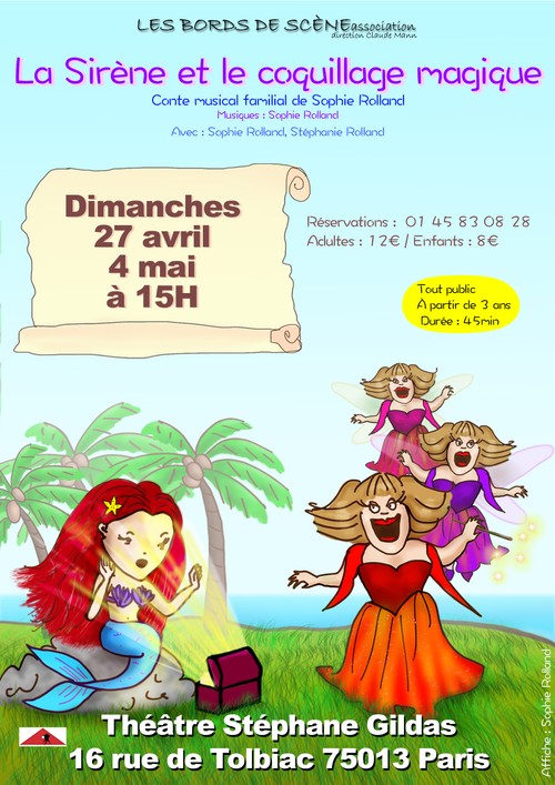 LA SIRENE ET LE COQUILLAGE MAGIQUE