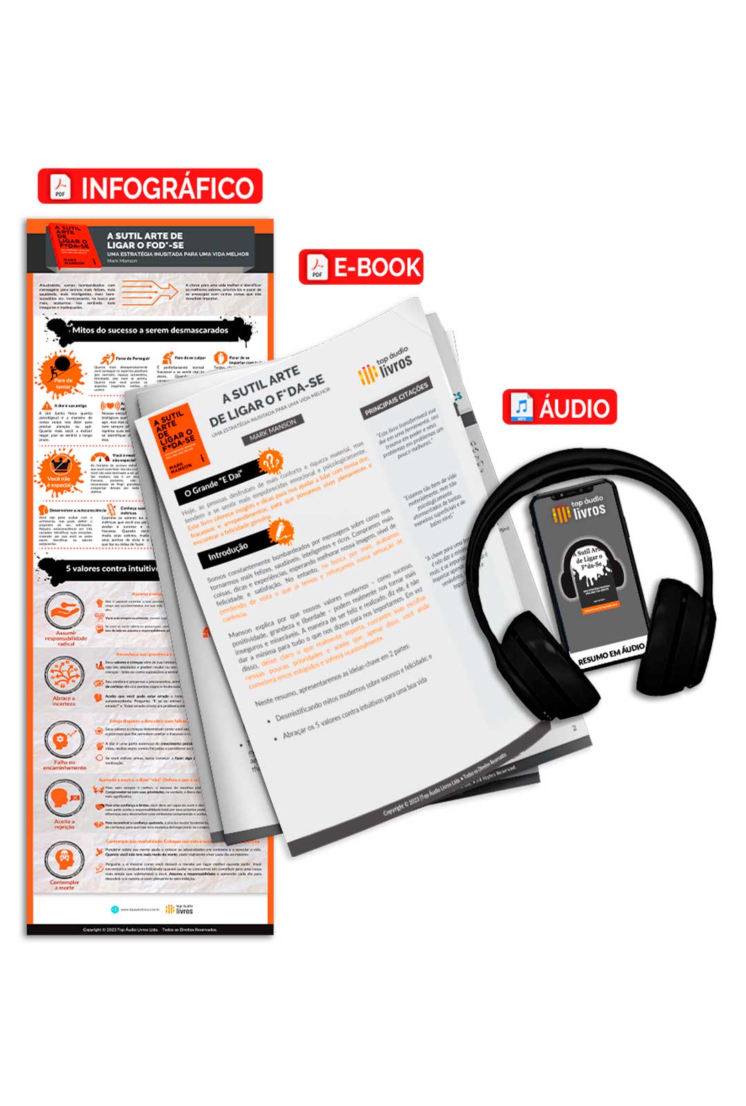 Pacote Completo A Sutil Arte de Ligar o F*da-se