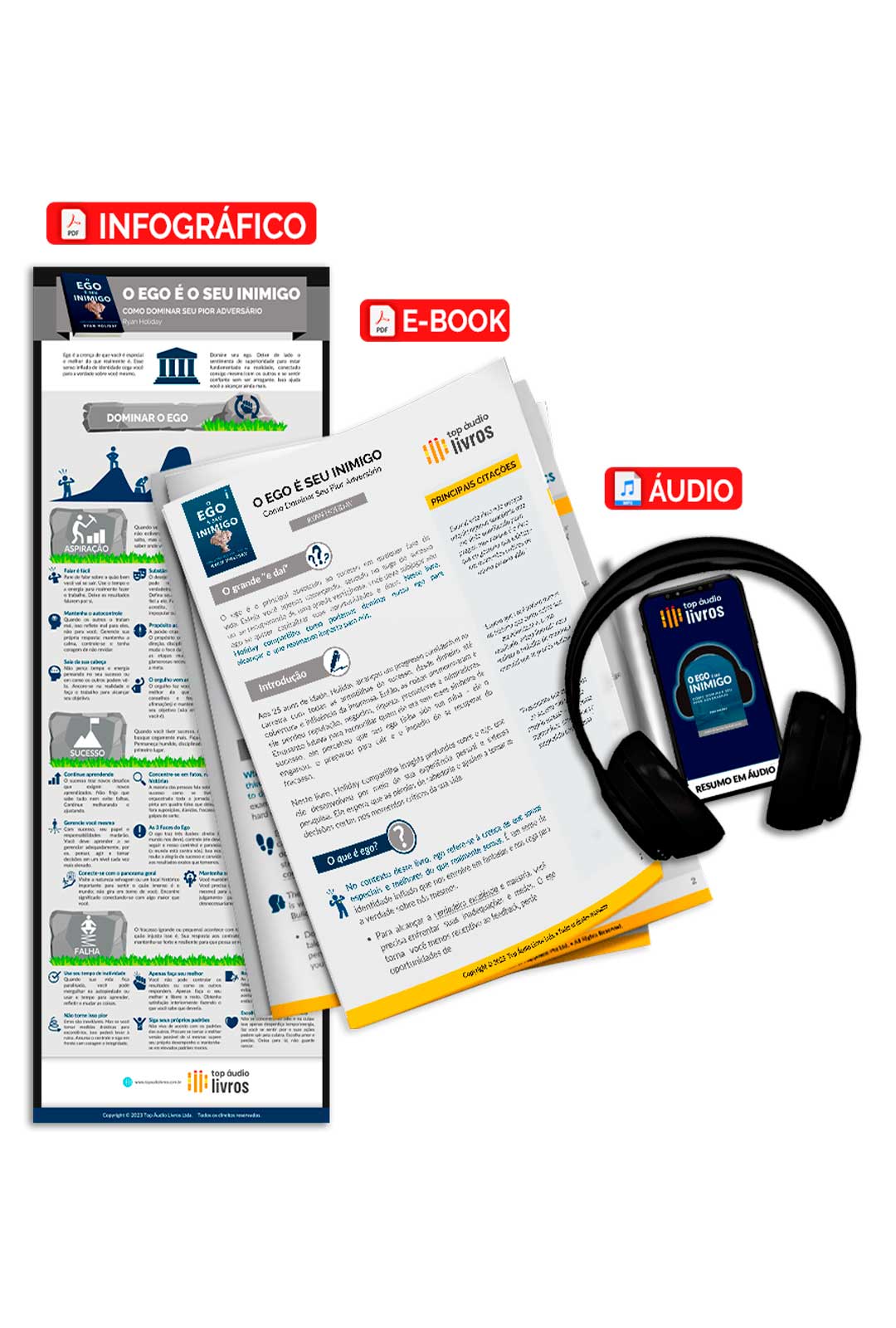Pacote Completo O Ego é Seu Inimigo
