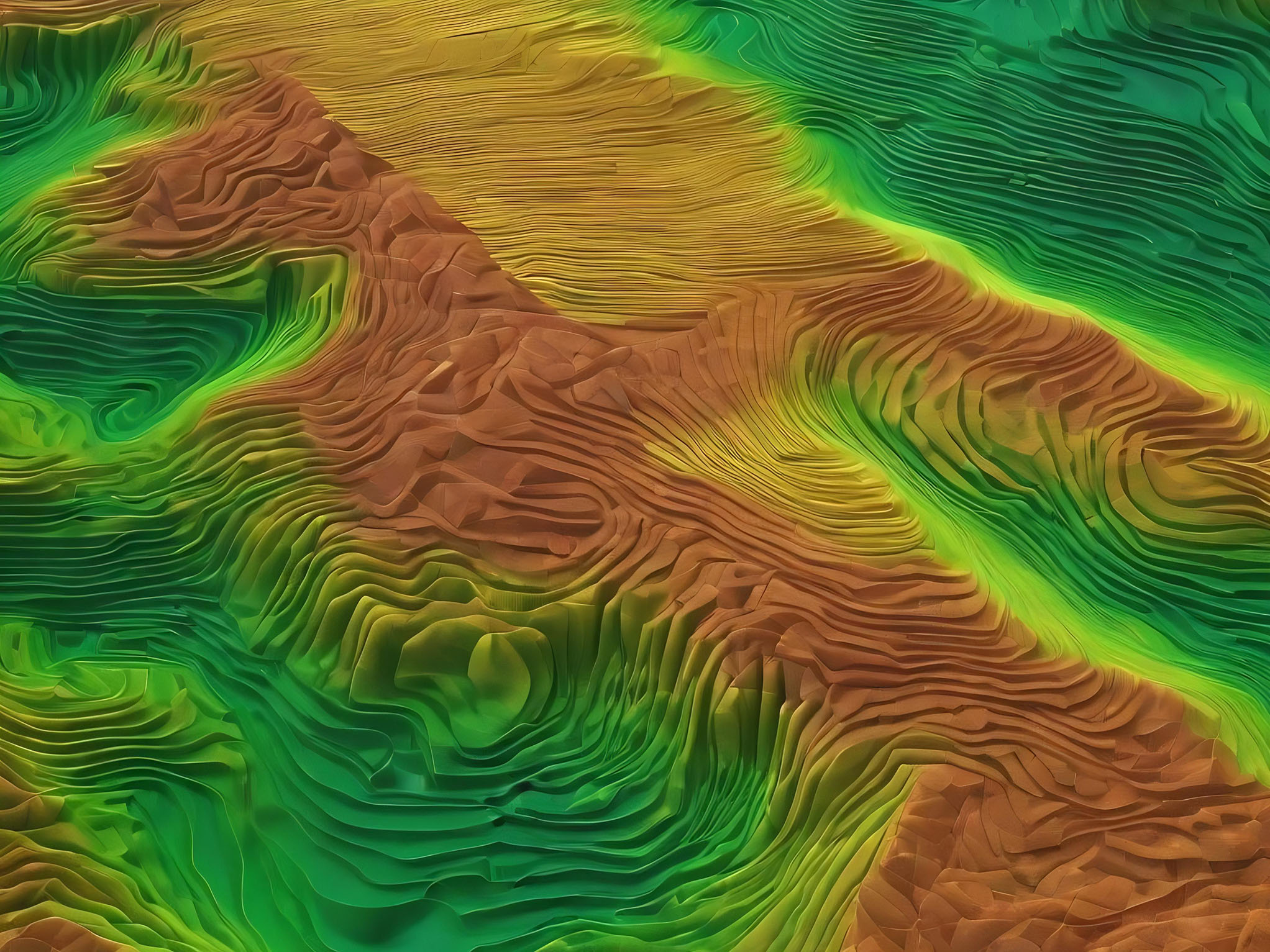 Generación de curvas a nivel con tecnología LIDAR
