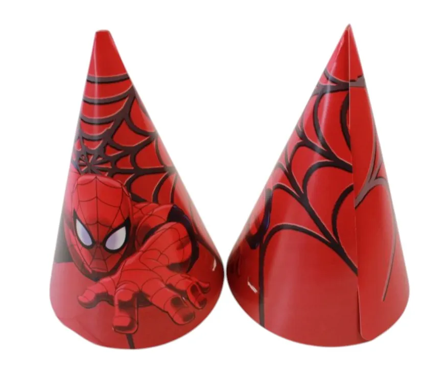 Парти шапка Спайдърмен Червена