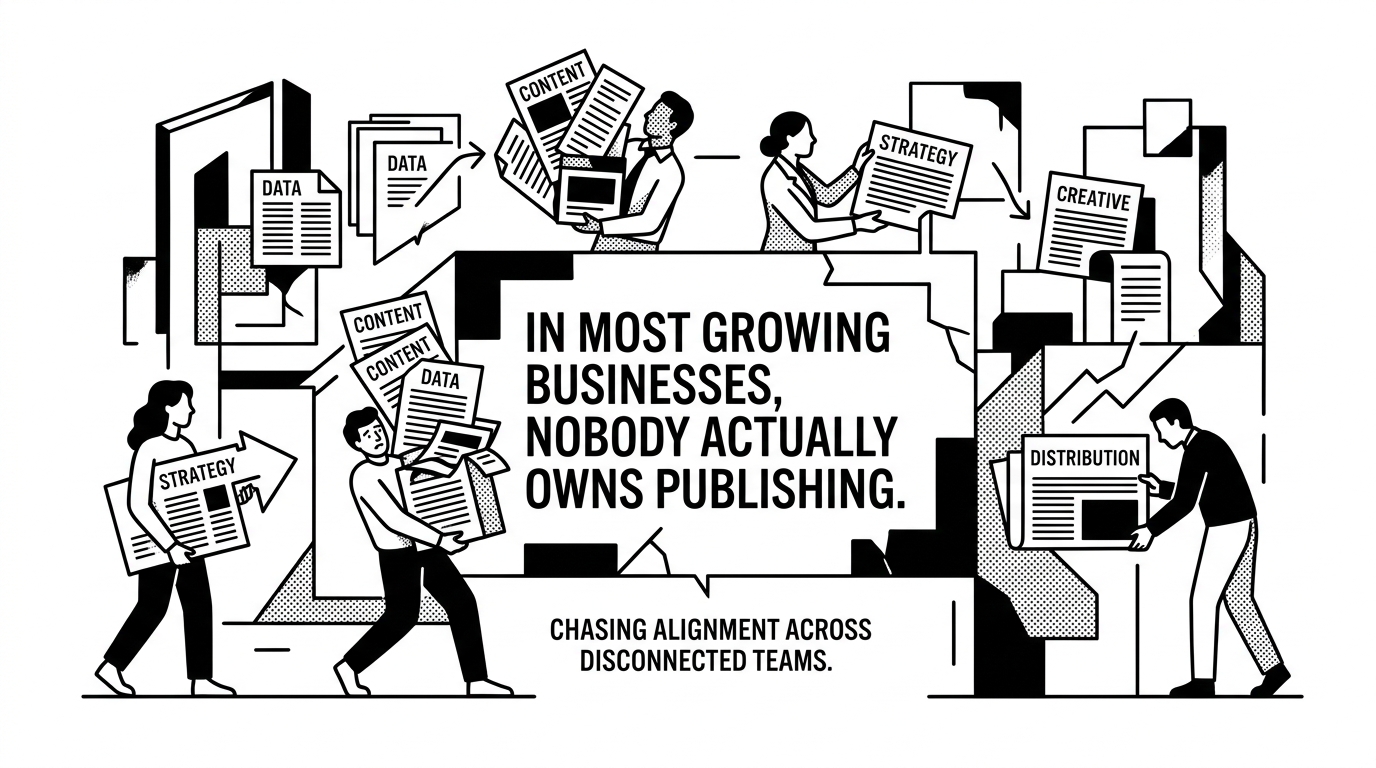 In Most Growing Businesses, Nobody Actually Owns Publishing