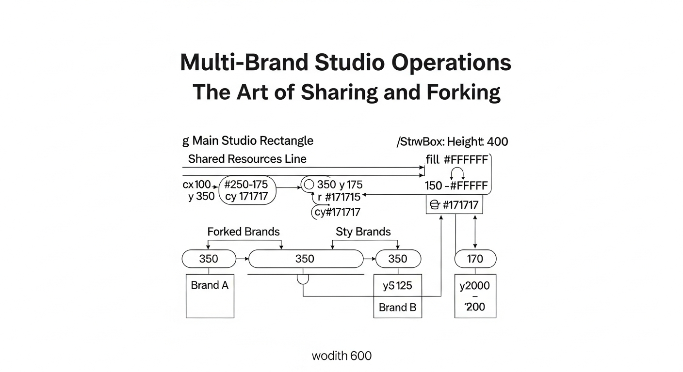 Multi-Brand Studio Operations: The Art of Sharing and Forking