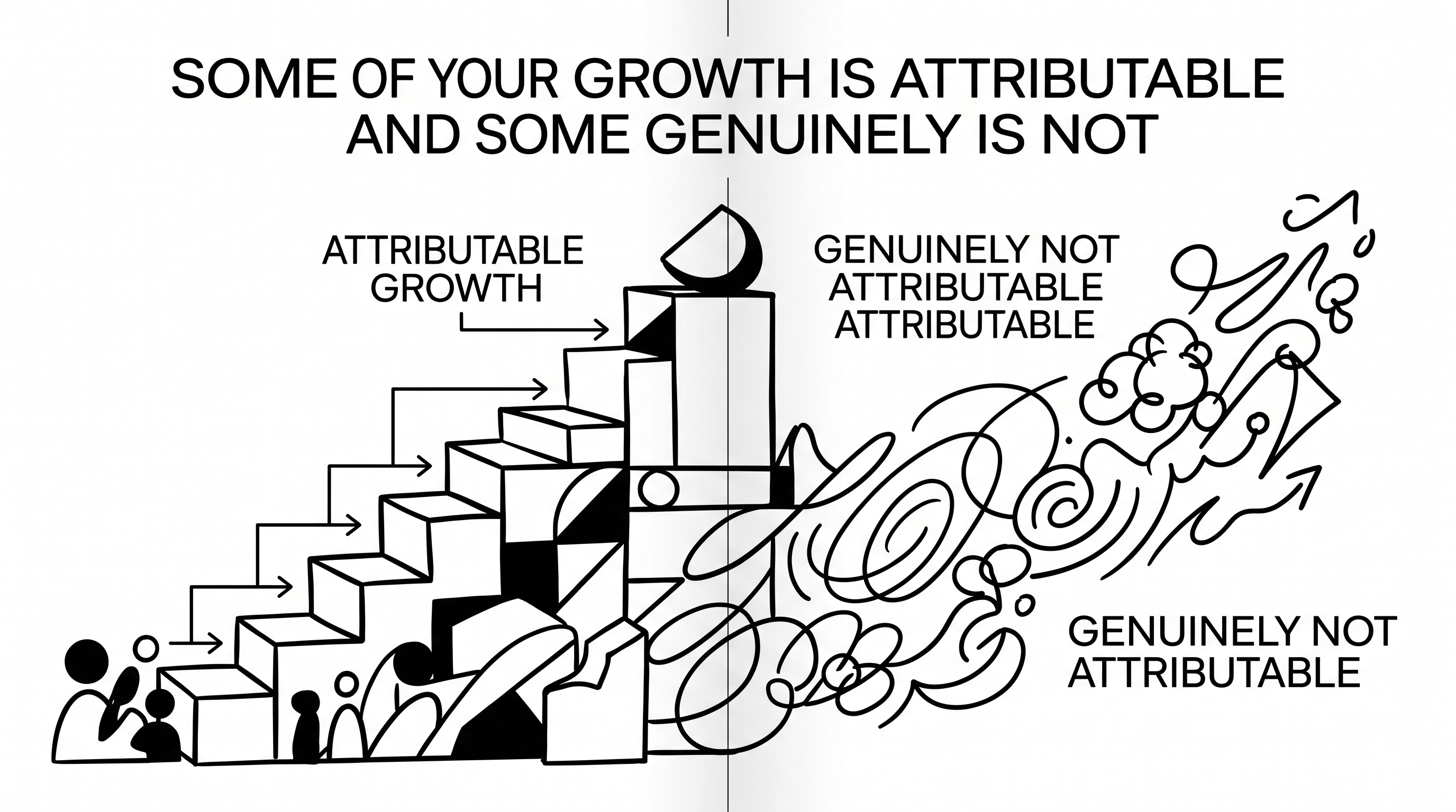 Some of Your Growth Is Attributable and Some Genuinely Is Not