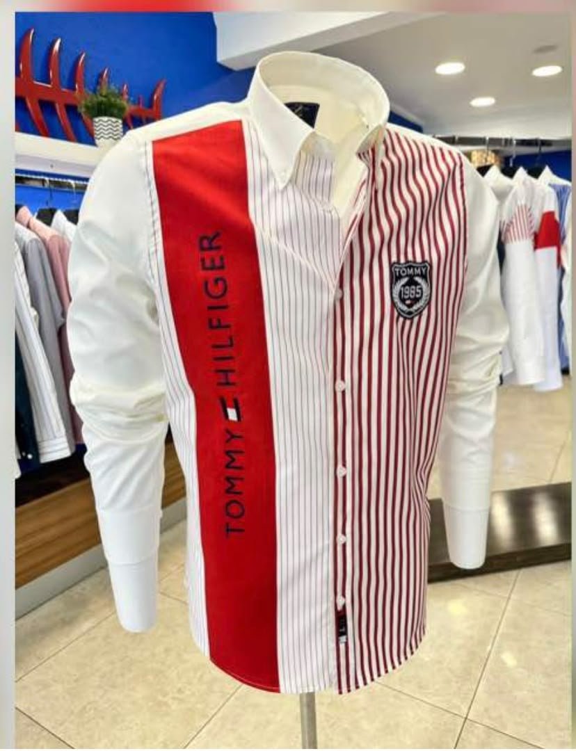 Chemise mixte à motifs variés, image 9