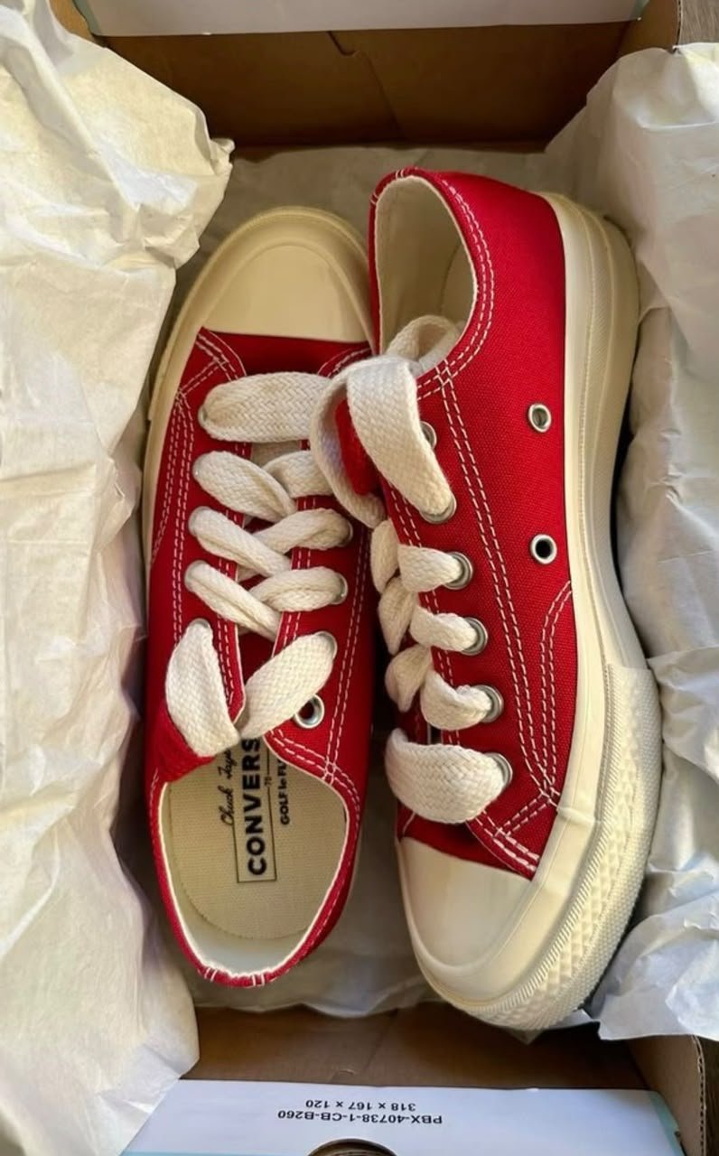 Converse CDG Play - Coeur - Noir Basse, image 4