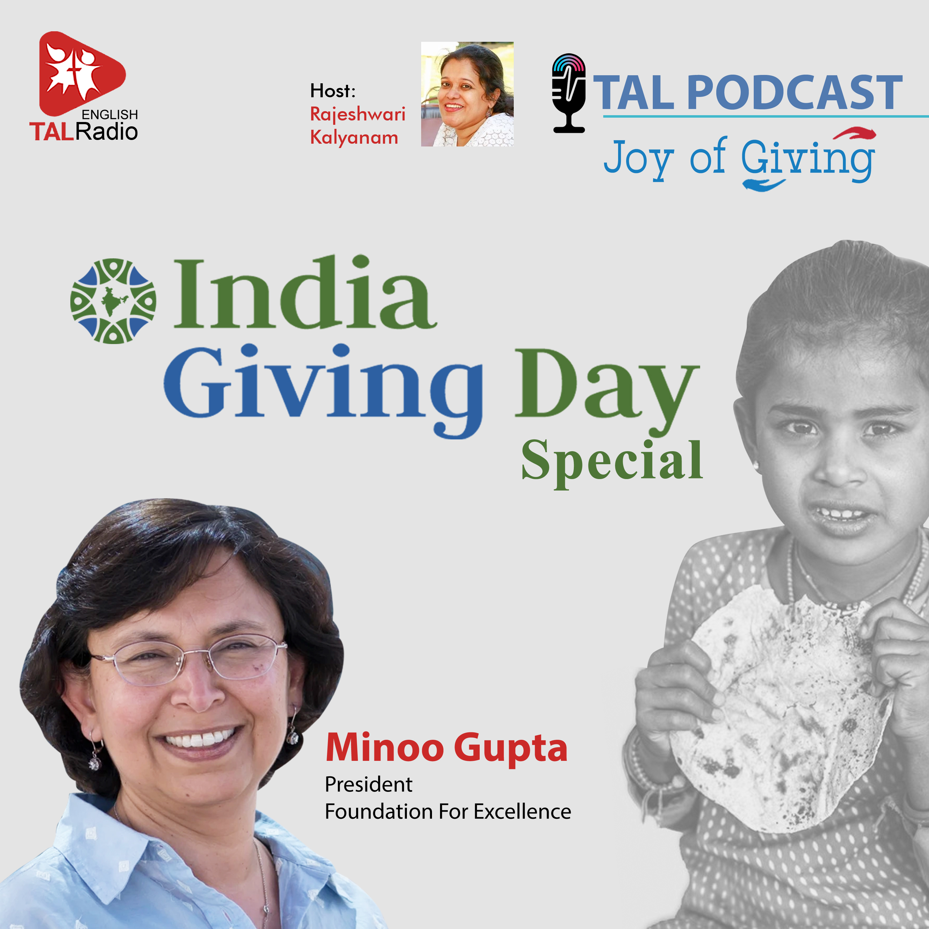 Joy of Giving with Minoo Gupta