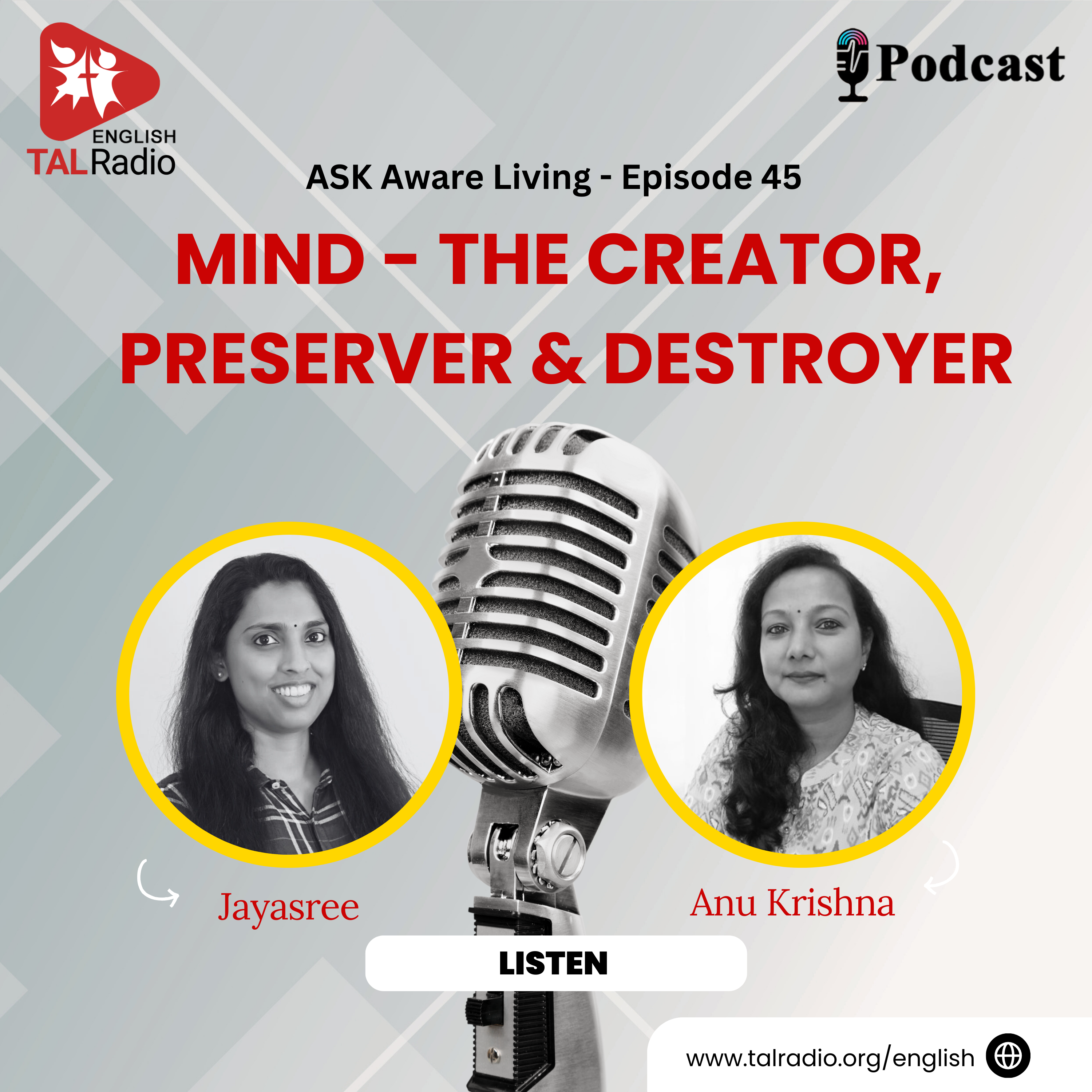 Mind - The Creator, Preserver & Destroyer | Ask Aware Living - 45