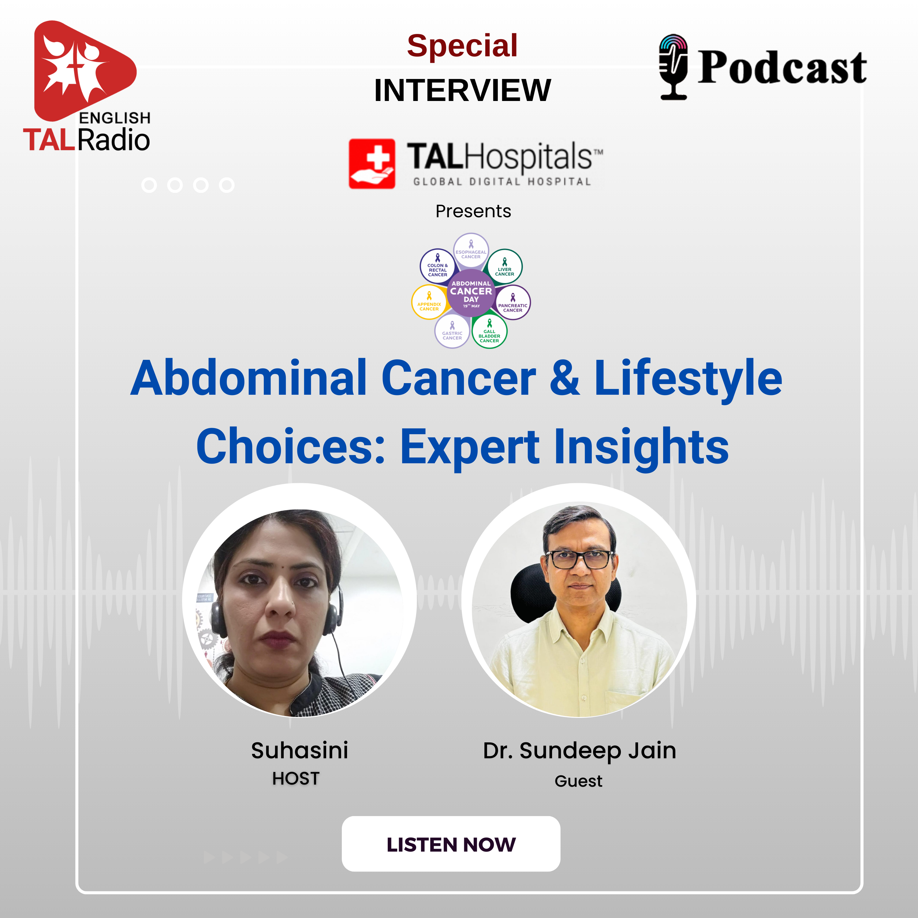 Abdominal Cancer & Lifestyle Choices : Expert Insights | Special Interview With Dr.Sundeep Jain