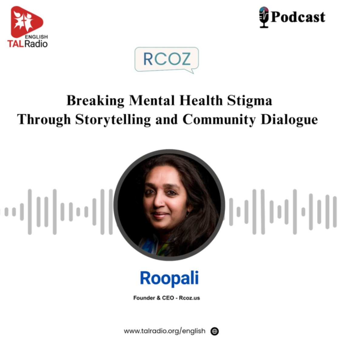 RCOZ-Breaking Mental Health Stigma Through Storytelling and Community Dialogue|Special Interview With Roopali Rajvanshy