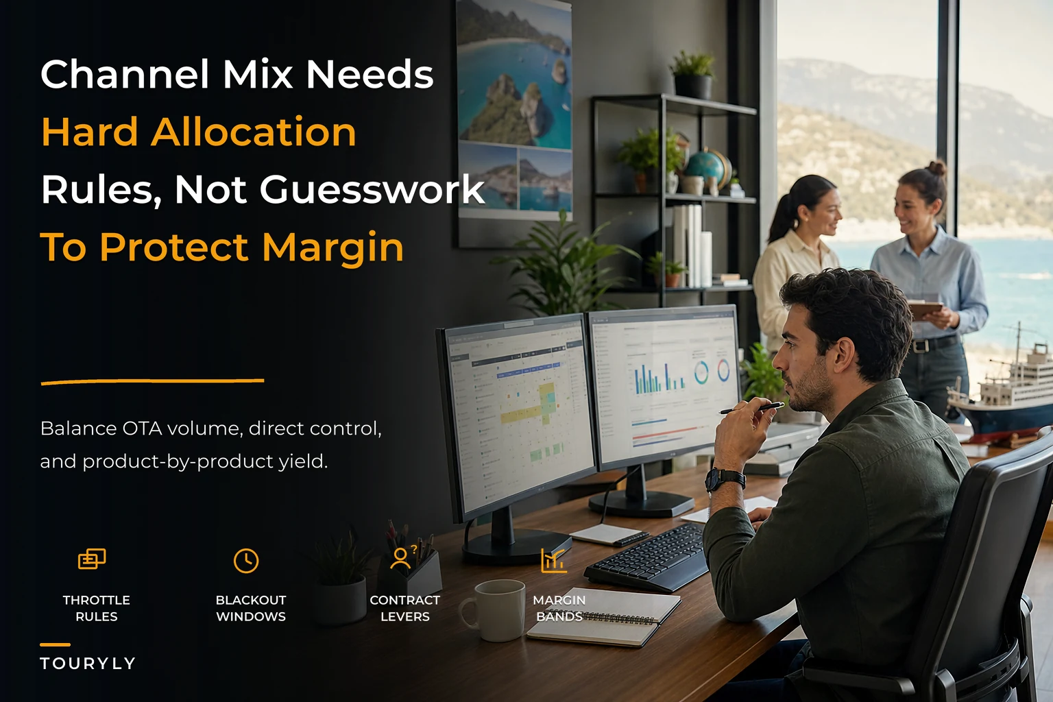 Channel-allocation matrix for tour operators: balance OTA volume, margin and control