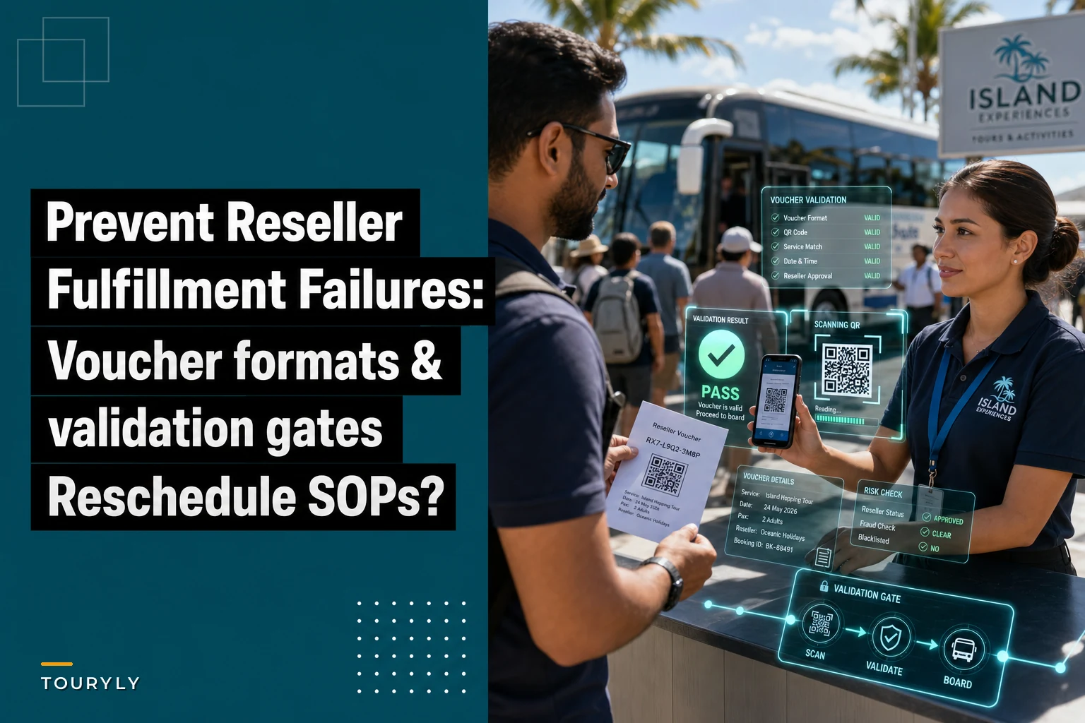 Prevent reseller fulfillment failures: voucher formats, validation gates and reschedule SOPs