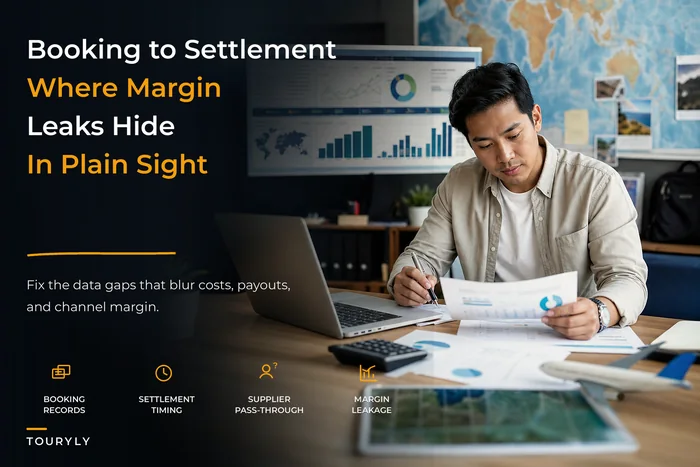 Why a minimum viable booking→settlement data stack fixes margin leakage for tour operators