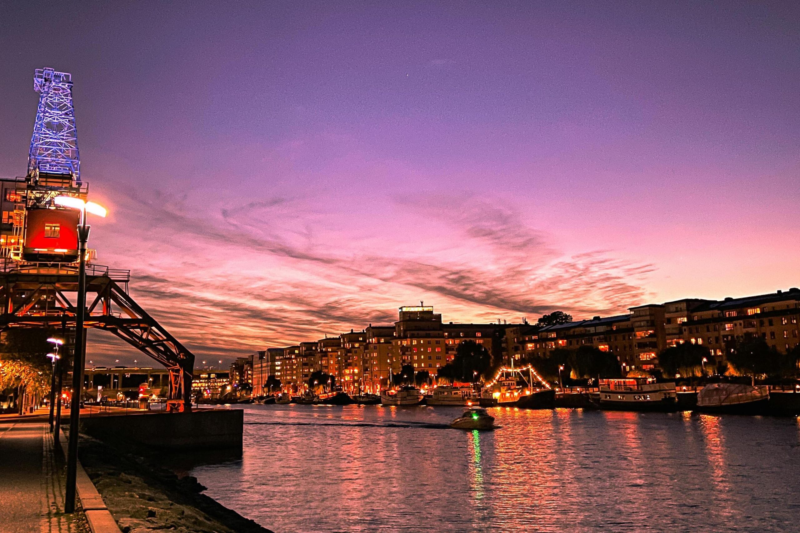 Atardecer en Estocolmo