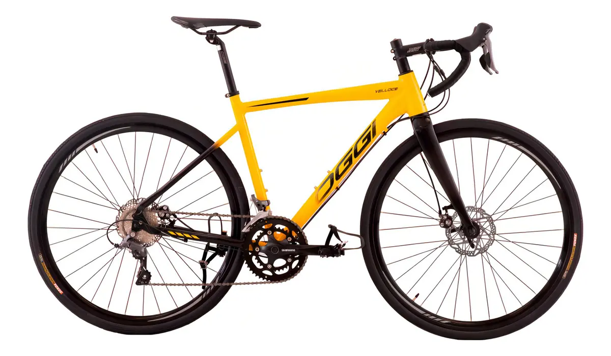 Bicicleta Oggi 700 Velloce Claris 16v L 2024 Amarela/Preta/Cinza