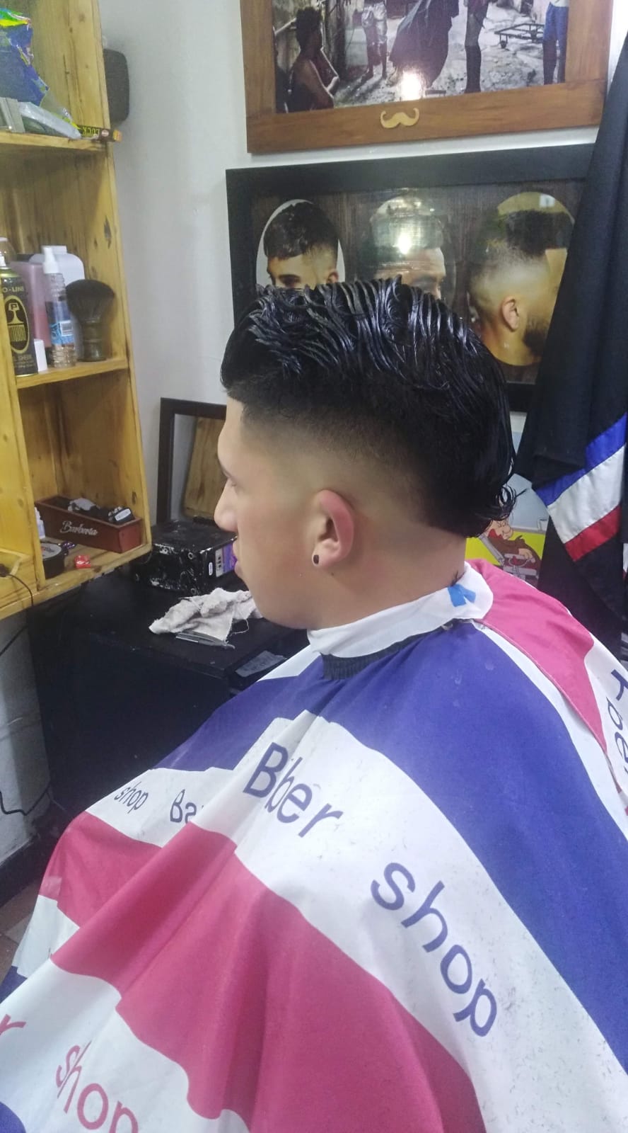 Corte fade profesional