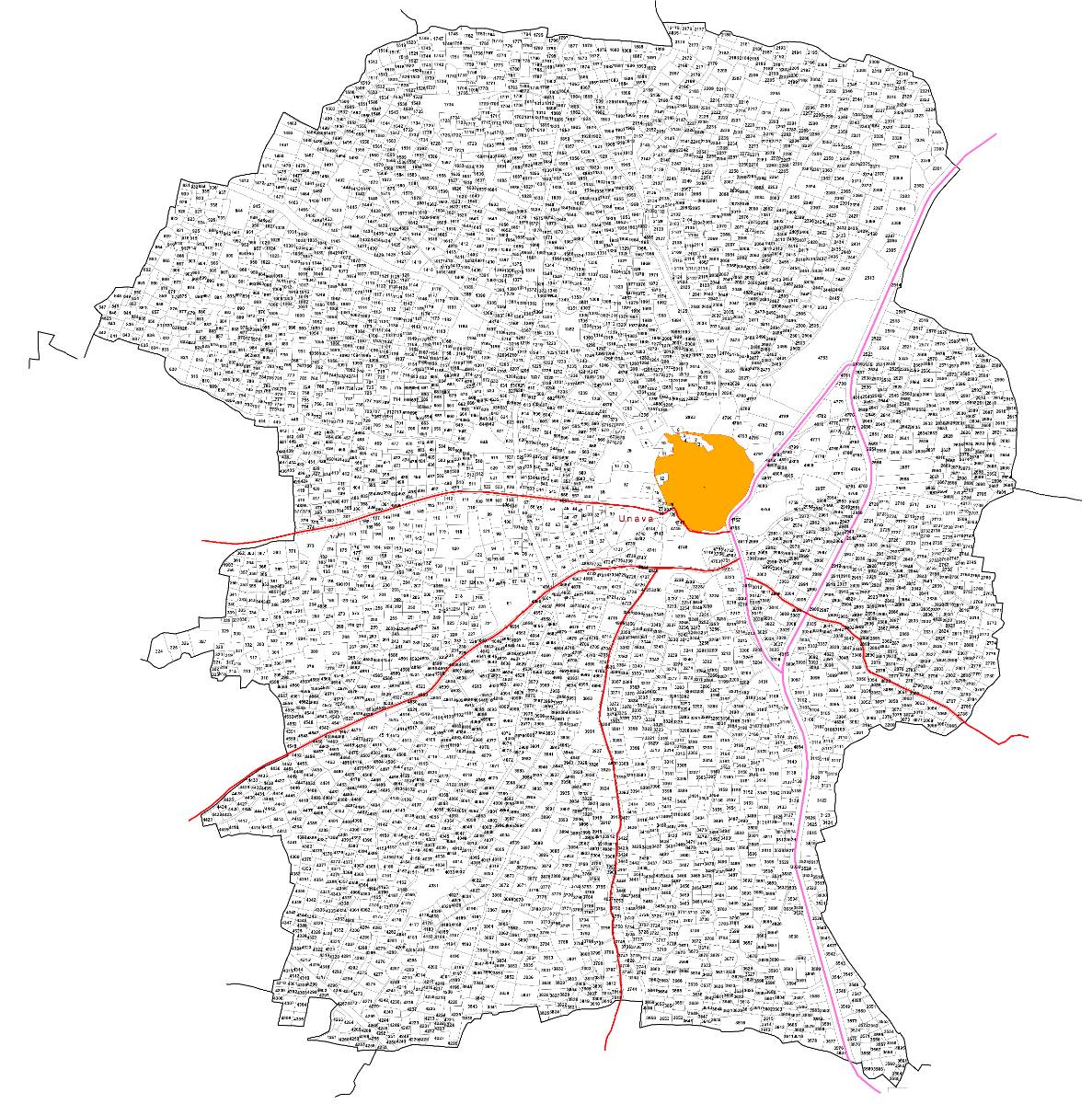 Detailed Village Map of Unava